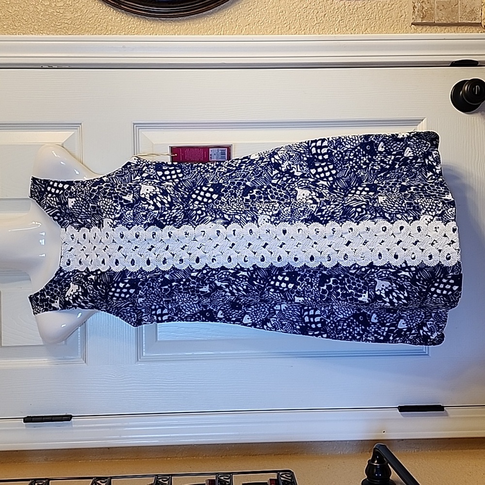 NWT Lilly Pulitzer for Target Shift Dress Upstream Women's Size 4
